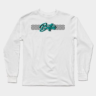 Race Flag Design 2 - Valtteri Bottas Long Sleeve T-Shirt